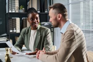 Juridical consultation of male client