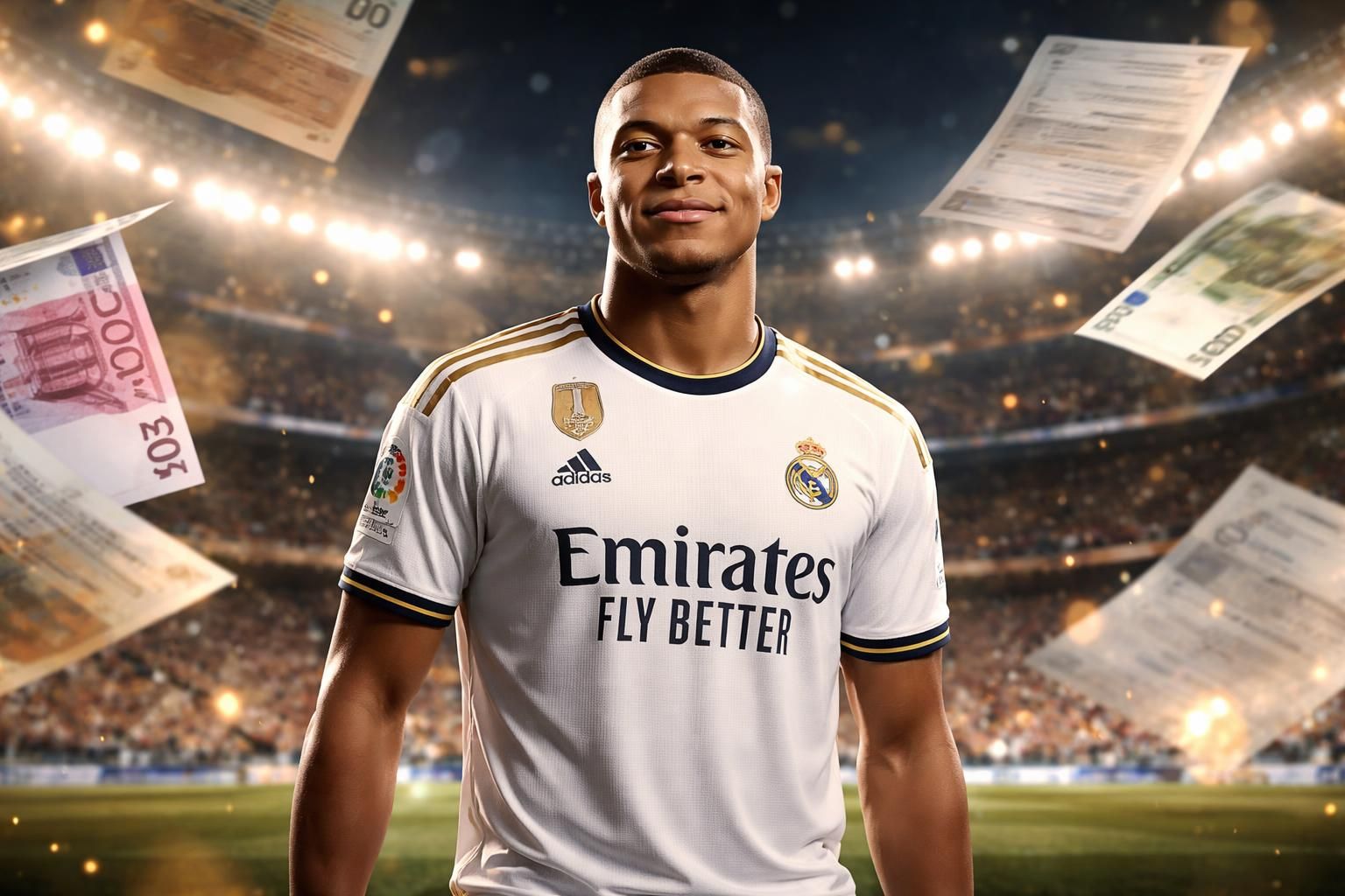 découvrez le salaire de mbappé au real madrid et le coût réel de ce prodige du football au sein du club espagnol.