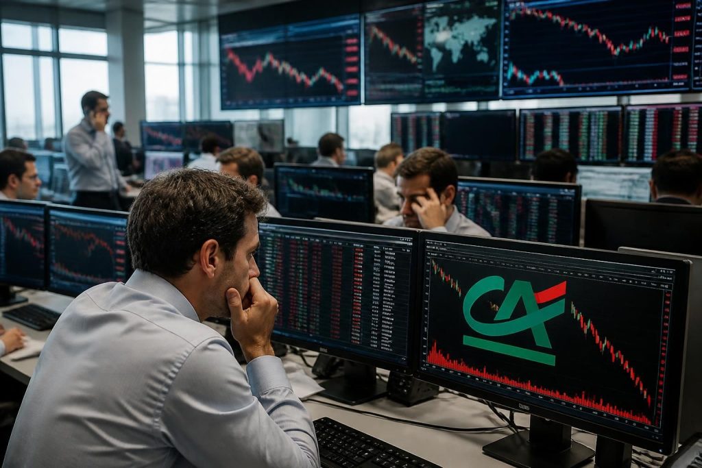 découvrez les facteurs clés expliquant la baisse actuelle de l'action crédit agricole sur le marché. analyse approfondie des raisons économiques et financières.